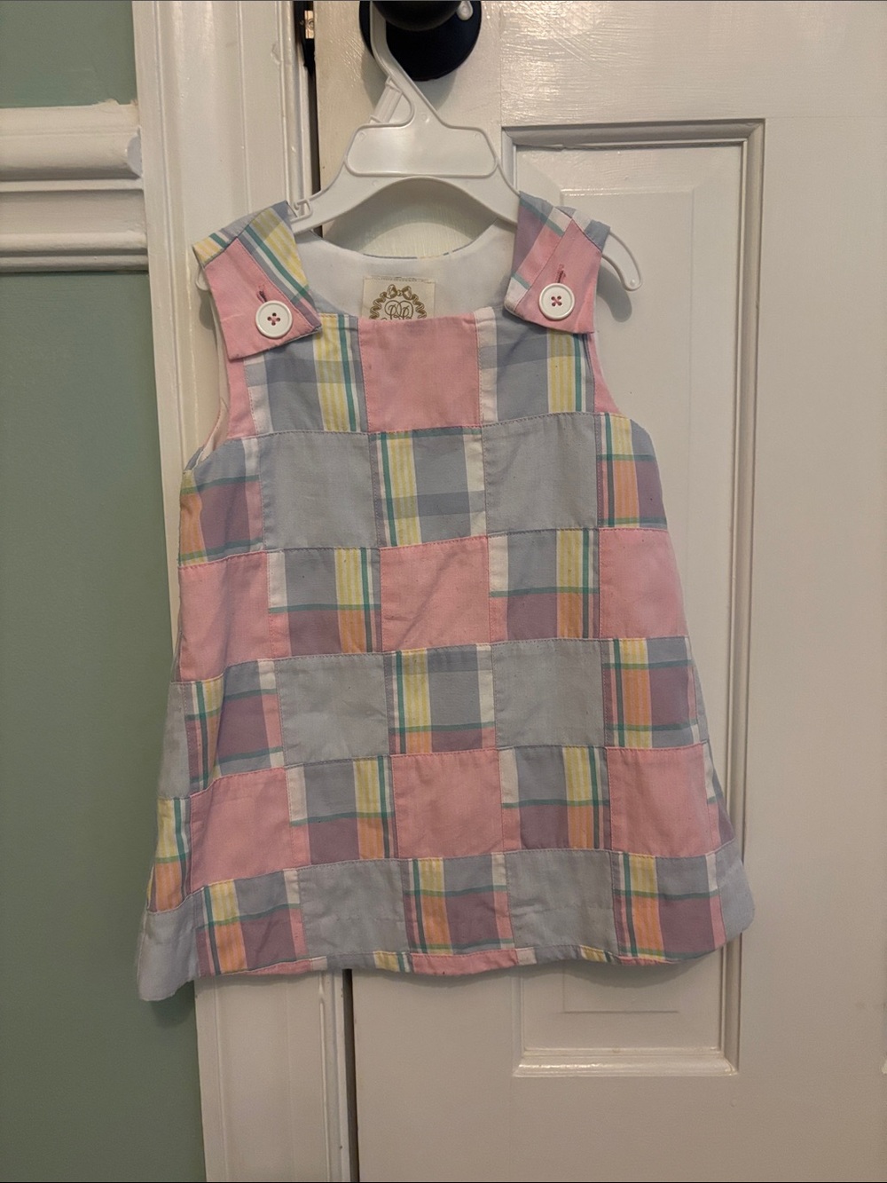 Beaufort Bonnet Button-Shoulder Girl's Jumper Dress